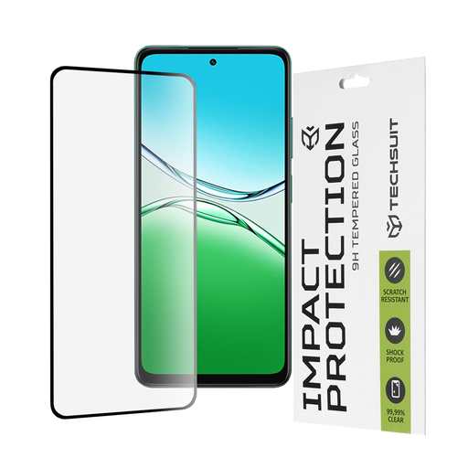 Techsuit - 111D Teljes Borítású / Teljes Ragadó Üveg - Oppo A5 4G - Fekete üvegfólia Techsuit - 111D Teljes Borítású / Teljes Ragadó Üveg - Oppo A5 4G - Fekete üvegfólia