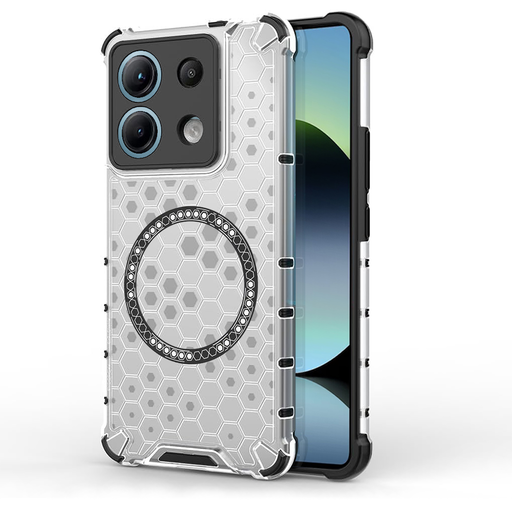 Techsuit - HoneyComb Shield MagSafe - Xiaomi Redmi Note 14S - Fehér Techsuit - HoneyComb Shield MagSafe - Xiaomi Redmi Note 14S - Fehér