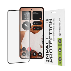  Techsuit - 111D Teljes Fedésű / Teljes Ragasztású Üveg - Nothing CMF Telefon 2 Pro - Fekete üvegfólia