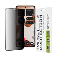  Techsuit - 111D Adatvédelem Teljes Ragasztó - Nothing CMF Phone 2 Pro - Fekete üvegfólia