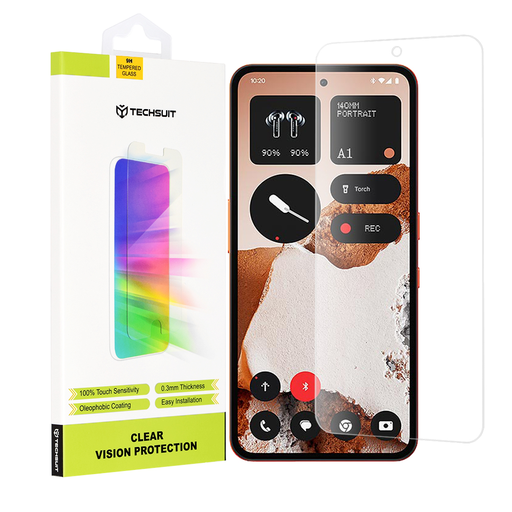 Techsuit - Tiszta Látás Üveg - Semmi CMF Phone 2 Pro - Átlátszó üvegfólia Techsuit - Tiszta Látás Üveg - Semmi CMF Phone 2 Pro - Átlátszó üvegfólia