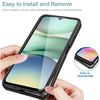  Techsuit - ColorVerse 360 sorozat + Képernyővédő - Xiaomi Redmi A5 4G - Rózsaszín tok - 2. kép