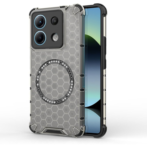  Techsuit - HoneyComb Shield MagSafe - Xiaomi Redmi Note 14S - Fekete