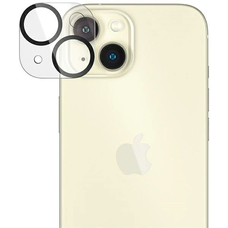 PanzerGlass Picture Perfect kamera védelem iPhone 15 / 15 Plus - fekete kerettel, üvegfólia