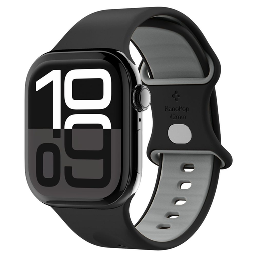 Spigen Nano Pop Apple Watch 6 / 7 / 8 / 9 / 10 / SE (40 / 41 / 42 mm) Fekete Szezám
