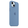 MT0Y3ZM/A Apple Silicone Magsafe Cover for iPhone 15 Winter Blue - 0. kép