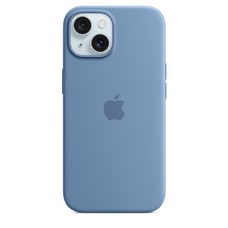 MT0Y3ZM/A Apple Silicone Magsafe Cover for iPhone 15 Winter Blue