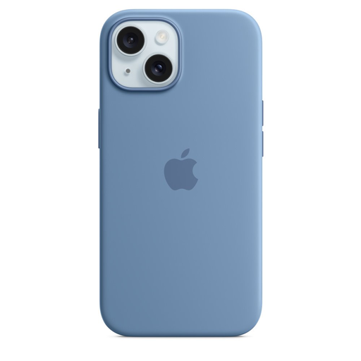 MT0Y3ZM/A Apple Silicone Magsafe Cover for iPhone 15 Winter Blue MT0Y3ZM/A Apple Silicone Magsafe Cover for iPhone 15 Winter Blue
