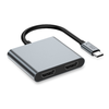 TECH-PROTECT HB08 HUB ADAPTER 4IN1 TYPE-C + USB2.0 + 2 x HDMI 4K 60HZ ŰRSZÜRKE - 0. kép