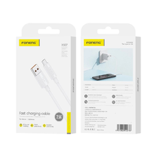 FONENG kábel XS07 Micro USB 2.1A 1M Fehér