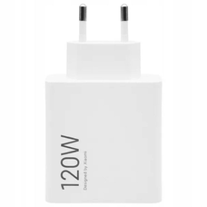 XIAOMI eredeti töltő USB A QC3.0 3A 120W MDY-14-EE + adatkábel USB A-ról Type C-re 6A 1m fehér ömlesztett
