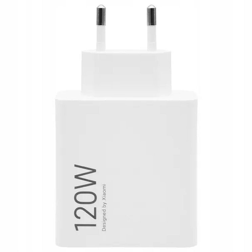 XIAOMI eredeti töltő USB A QC3.0 3A 120W MDY-14-EE + adatkábel USB A-ról Type C-re 6A 1m fehér ömlesztett