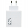 XIAOMI eredeti töltő USB A QC3.0 3A 120W MDY-16-EN + adatkábel USB A - Type C 6A 1m fehér - 0. kép