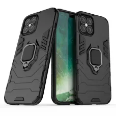 iPhone 12 Pro MAX Armor Ring mágneses tok fekete