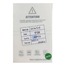 10DB HD Clear Fólia Nano TPU + PET kijelzővédő telefonhoz, 330um, 4 réteg, 180x120mm (DZ-A2017) Nano Anti shocking vágógépekhez Alphajack 
