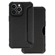 Razor Carbon fliptok Xiaomi Redmi Note 14 Pro 4G fekete tok