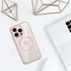 Glitter Magsafe tok Samsung Galaxy S25 Edge pink clear - 3. kép