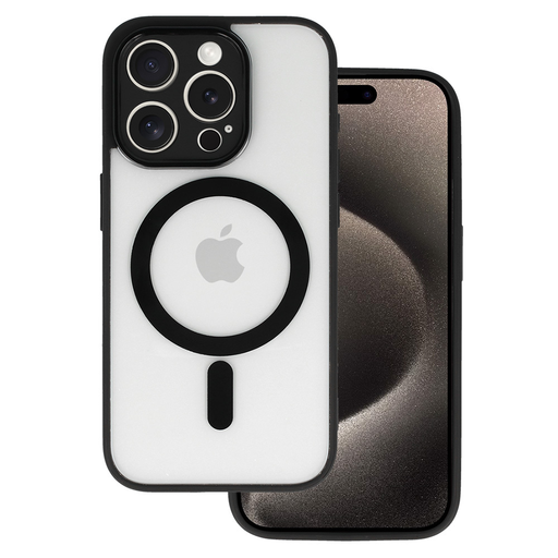 Akril színű Magsafe tok iPhone 16e fekete tok Akril színű Magsafe tok iPhone 16e fekete tok