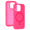 Magsafe Slim Szilikon pink tok iPhone 16e - 2. kép