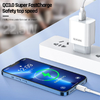 JELLICO hálózati töltő AK165 22,5W 1xUSB QC3.0 + kábel USB-C Fehér - 1. kép
