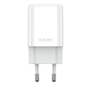 JELLICO hálózati USB töltő adapter EU02 2.4A 12W 2xUSB + kábel Micro Fehér - 2. kép
