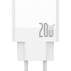 JELLICO fali töltő EU57 PD 20W 1xUSB-C + 1xUSB QC3.0 + kábel USB-C - Lightning Fehér - 0. kép