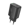FONENG fali töltő EU65 PD 20W 1xUSB-C + kábel USB-C - USB-C Fekete - 1. kép