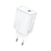 FONENG fali töltő EU65 PD 20W 1xUSB-C + kábel USB-C - Lightning Fehér - 1. kép