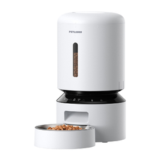 Petlibro Granary kisállat etető, okos ételadagoló egytálcás WiFi, 5L (fehér)
