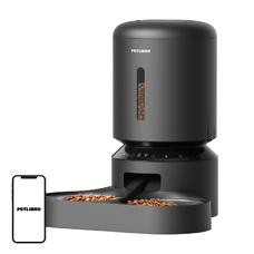 Petlibro Granary dupla tálas etető, WiFi 5L (fekete) wifi