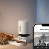 Petlibro Granary Kamera Etető Dupla Tálcával, 5L (fehér) kisállatoknak wifi - 3. kép