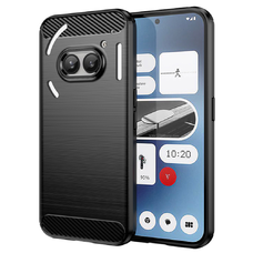  Techsuit - Karbonszilikon - Nothing Phone (2a) / (2a) Plus - Fekete tok