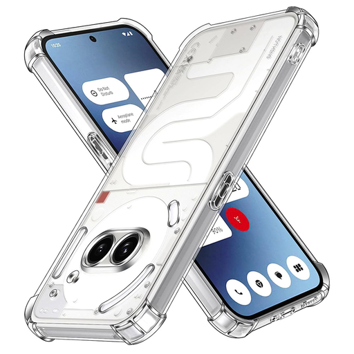 Techsuit - Ütésálló Átlátszó Szilikon - Nothing Phone (2a) / (2a) Plus - Átlátszó tok Techsuit - Ütésálló Átlátszó Szilikon - Nothing Phone (2a) / (2a) Plus - Átlátszó tok