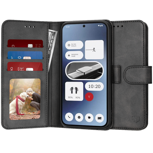 Techsuit - Naplófüzet - Nothing Phone (2a) / (2a) Plus - Fekete tok Techsuit - Naplófüzet - Nothing Phone (2a) / (2a) Plus - Fekete tok