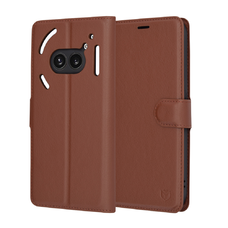  Techsuit - Bőr Tok - Nothing Phone (2a) / (2a) Plus - Barna tok