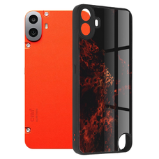  Techsuit - Glaze Sorozat - Nothing CMF Telefon 1 - Vörös Köd tok