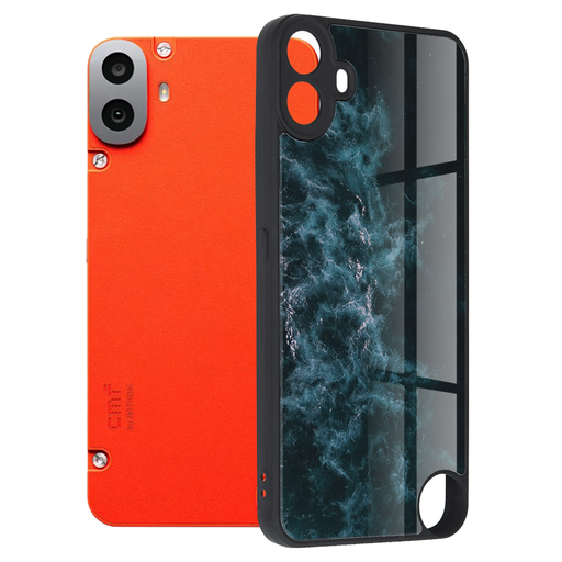 Techsuit - Glaze Sorozat - Nothing CMF Telefon 1 - Kék Nebula tok Techsuit - Glaze Sorozat - Nothing CMF Telefon 1 - Kék Nebula tok