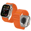 Tech-protect Nylon Slip Apple Watch 6 / 7 / 8 / 9 / 10 / Se / Ultra 1 / 2 (44 / 45 / 46 / 49 mm) narancs - 2. kép