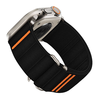 Tech-protect Nylon Slip Apple Watch 6 / 7 / 8 / 9 / 10 / Se / Ultra 1 / 2 (44 / 45 / 46 / 49 mm) Fekete szíj - 0. kép