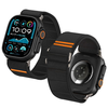 Tech-protect Nylon Slip Apple Watch 6 / 7 / 8 / 9 / 10 / Se / Ultra 1 / 2 (44 / 45 / 46 / 49 mm) Fekete szíj - 2. kép