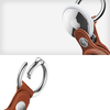 Tech-protect Naturalfit Apple Airtag 1 / 2 Barna - 0. kép
