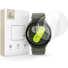 Edzett üveg Tech-protect Glass Fit+ 2-pack Samsung Galaxy Watch 4 / 5 / 6 / 7 (44 mm) Átlátszó üvegfólia