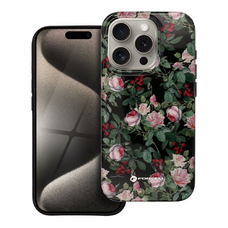 FORCELL F-PROTECT Mirage, katonai ejtés-tesztelt tok MagSafe kompatibilitással IPHONE 15 PRO-hoz rózsa dráma tok
