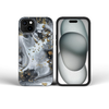 FORCELL F-PROTECT Mirage, katonai ejtéstesztelt tok, MagSafe kompatibilis IPHONE 15 PRO ezüst köd tok - 2. kép