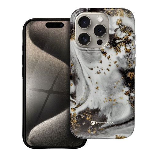FORCELL F-PROTECT Mirage, katonai ejtéstesztelt tok, MagSafe kompatibilis IPHONE 15 PRO ezüst köd tok FORCELL F-PROTECT Mirage, katonai ejtéstesztelt tok, MagSafe kompatibilis IPHONE 15 PRO ezüst köd tok