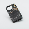 FORCELL F-PROTECT Mirage, Katonai ejtésteszten átesett tok MagSafe kompatibilitással IPHONE 15 PRO MAX fekete márvány tok - 3. kép