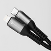 FORCELL F-ENERGY C259 kábel Type C - Lightning PD 3A 27W Cafule 0,5 m fekete - 1. kép