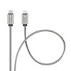 FORCELL F-ENERGY Metal C238 kábel Type C Lightning-hez PD 3A 27W 2 m ezüst - 0. kép