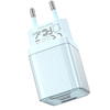 JELLICO fali töltő EU55 GaN PD 33W 1xUSB-C + 1xUSB QC3.0 Kék - 3. kép