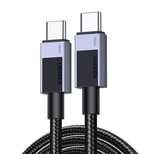 Ugreen L512 USB-C - USB-C kábel, 100W, 5A, 2m (fekete)